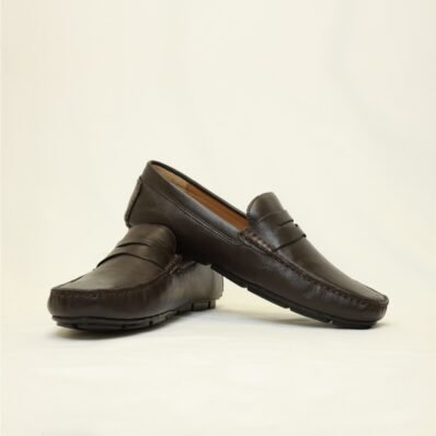 Crafted Comfort Brown Leather Loafers