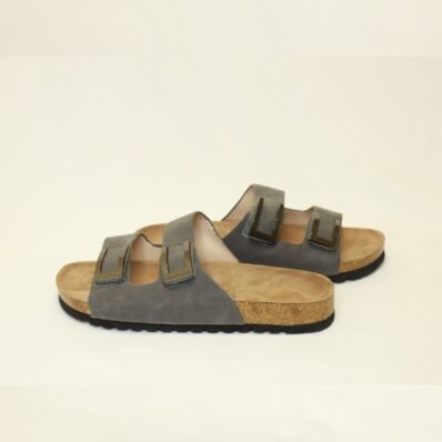 SleekStride Gray Slip-Ons