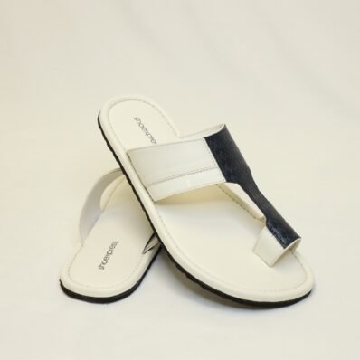 SleekStride White Slip-Ons