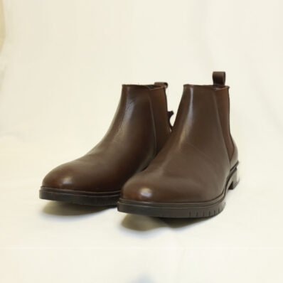 Classic Brown Leather Chelsea Boots